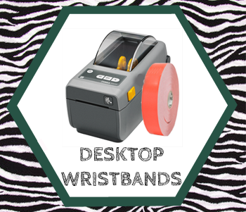 wristbands for desktop printers